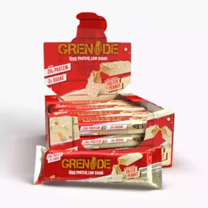 Grenade Protein Bar 60G (12 Bar) - White chocolate Salted Peanut